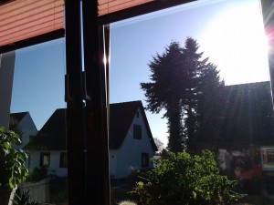 Aprilwetter am ersten Urlaubstag