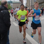 Bei Kilometer 17 an der Binnenalster